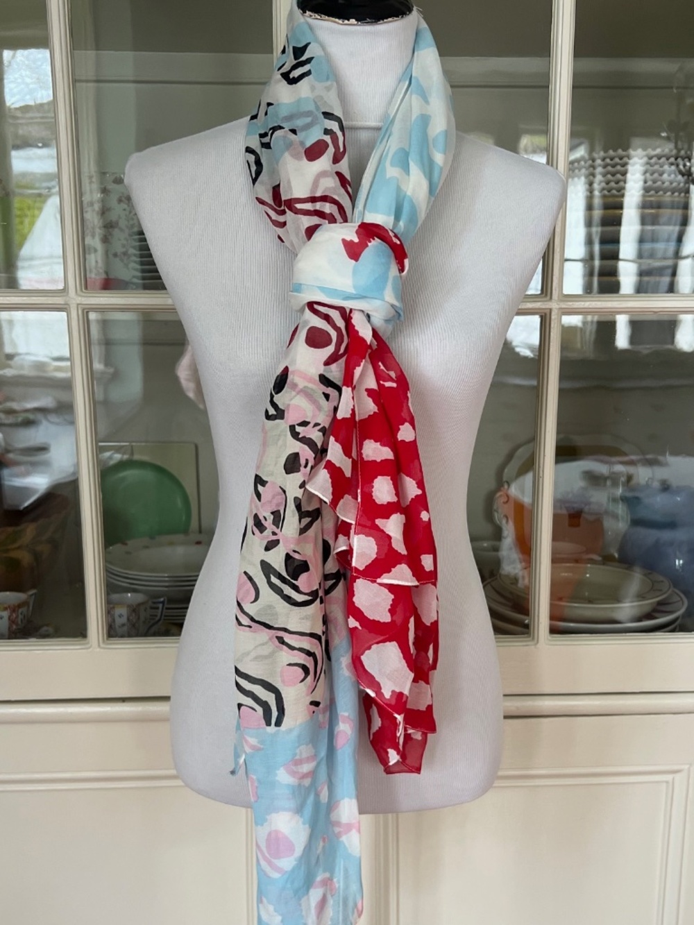 Diane von Furstenberg Cotton Scarf, 68 inches by 40 inches